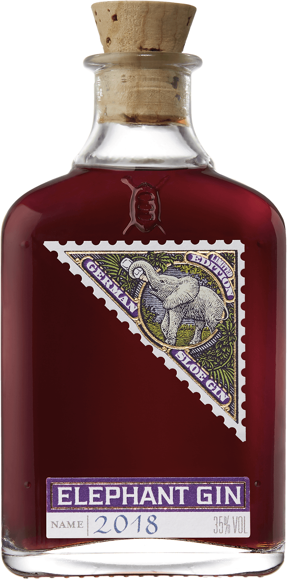 Elephant Gin Bottle2018 PNG
