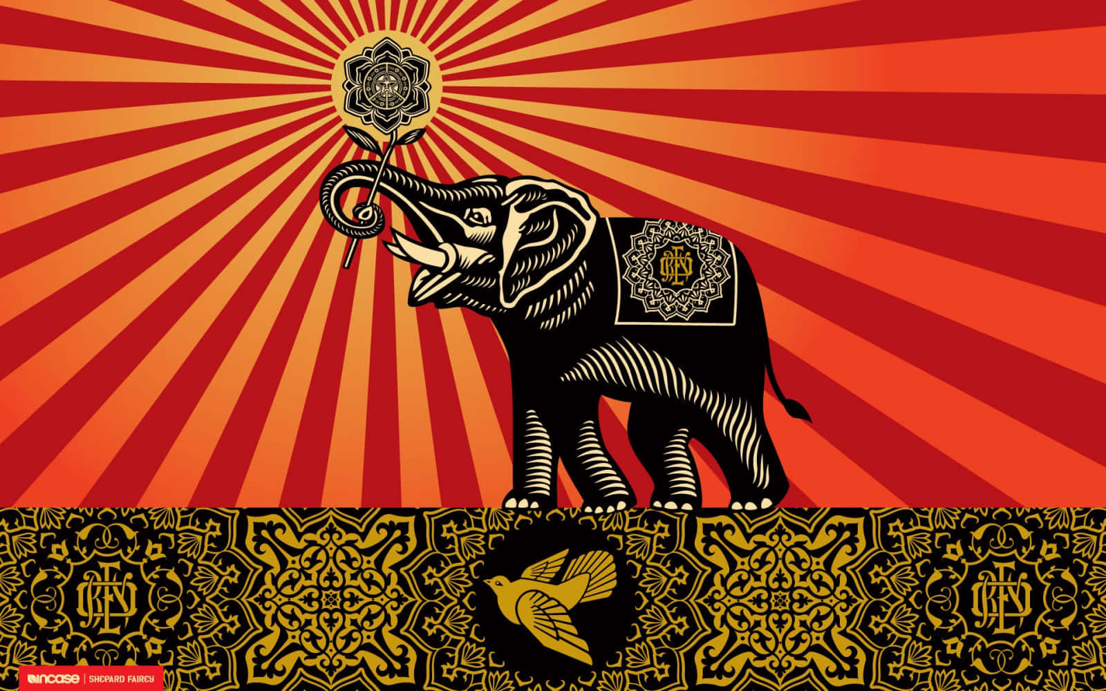 "Efficient Computing with an Elephant" Wallpaper