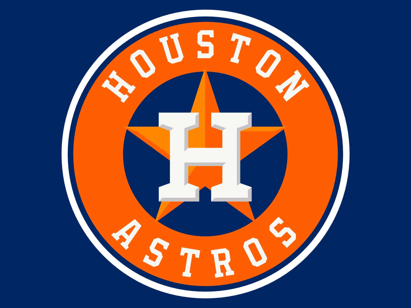 Elequipo De Béisbol Houston Astros En Acción En El Campo.