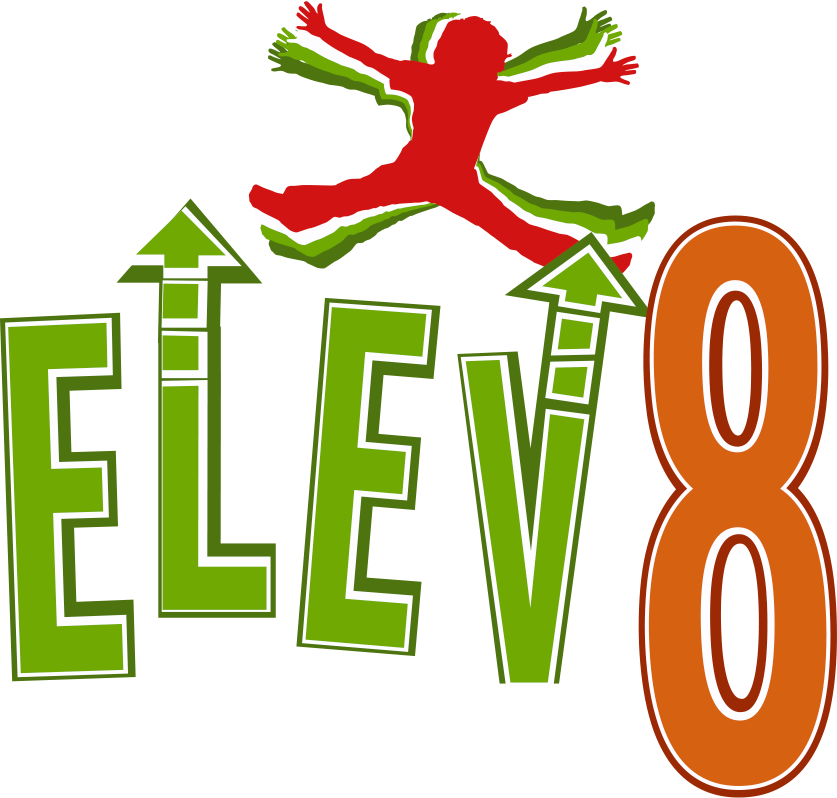 Elev8 Trampoline Park Logo PNG