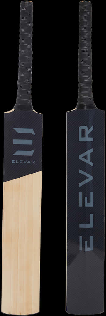 Elevate Cricket Bats Vertical View PNG