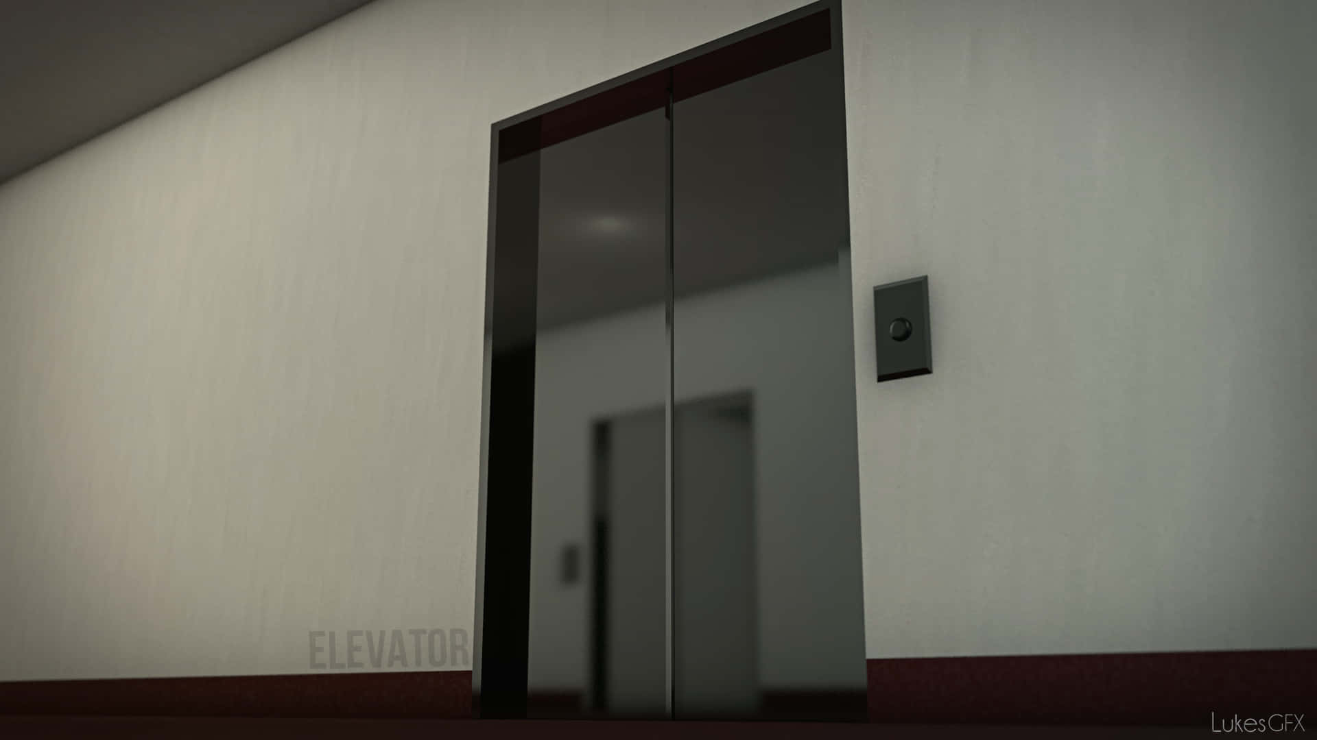 A Black Door With A Glass Door In The Background