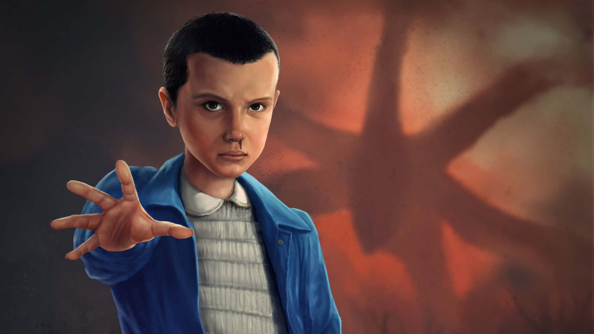 Eleven from the Netflix series, Stranger Things Wallpaper