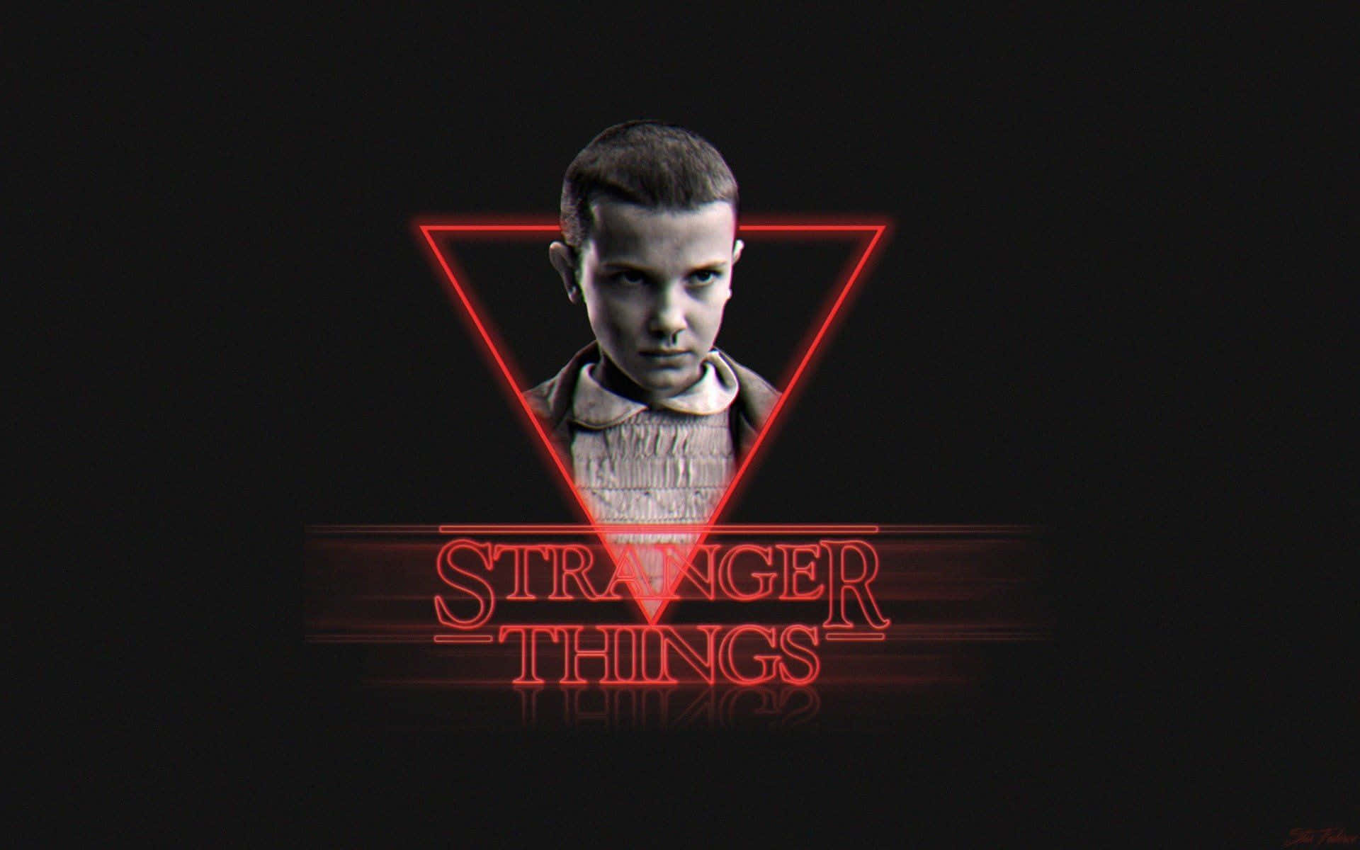 "Eleven, the most powerful and mysterious character from Stranger Things!" Wallpaper