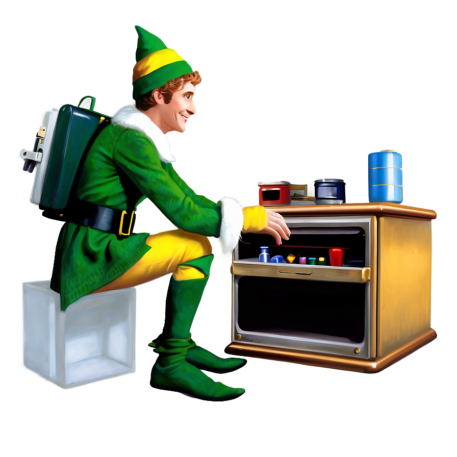 Elf Inventing Gadgets Png 84 PNG