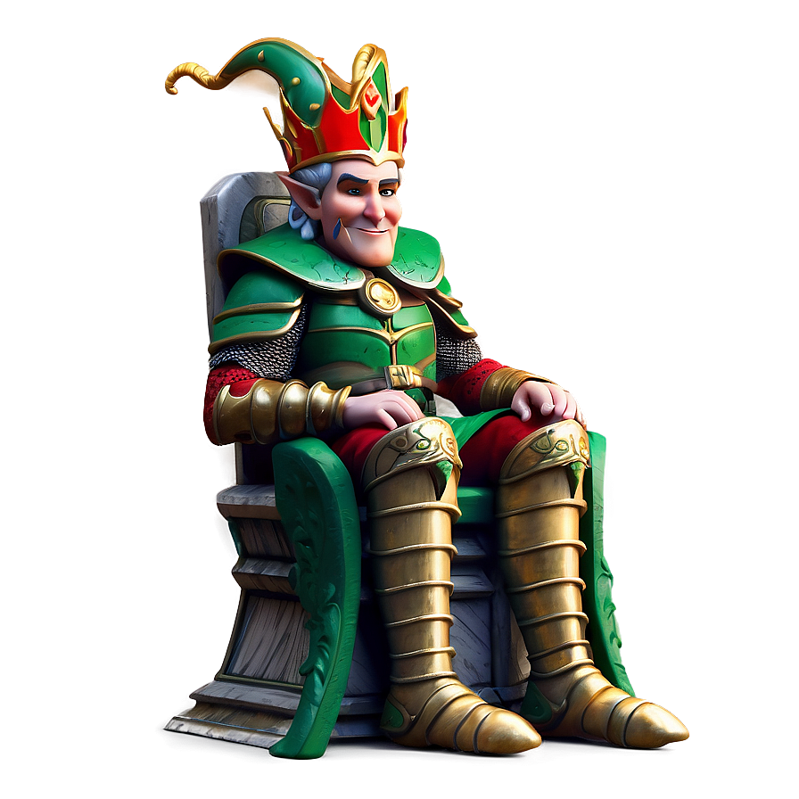 Elf King On Throne Png 98 PNG