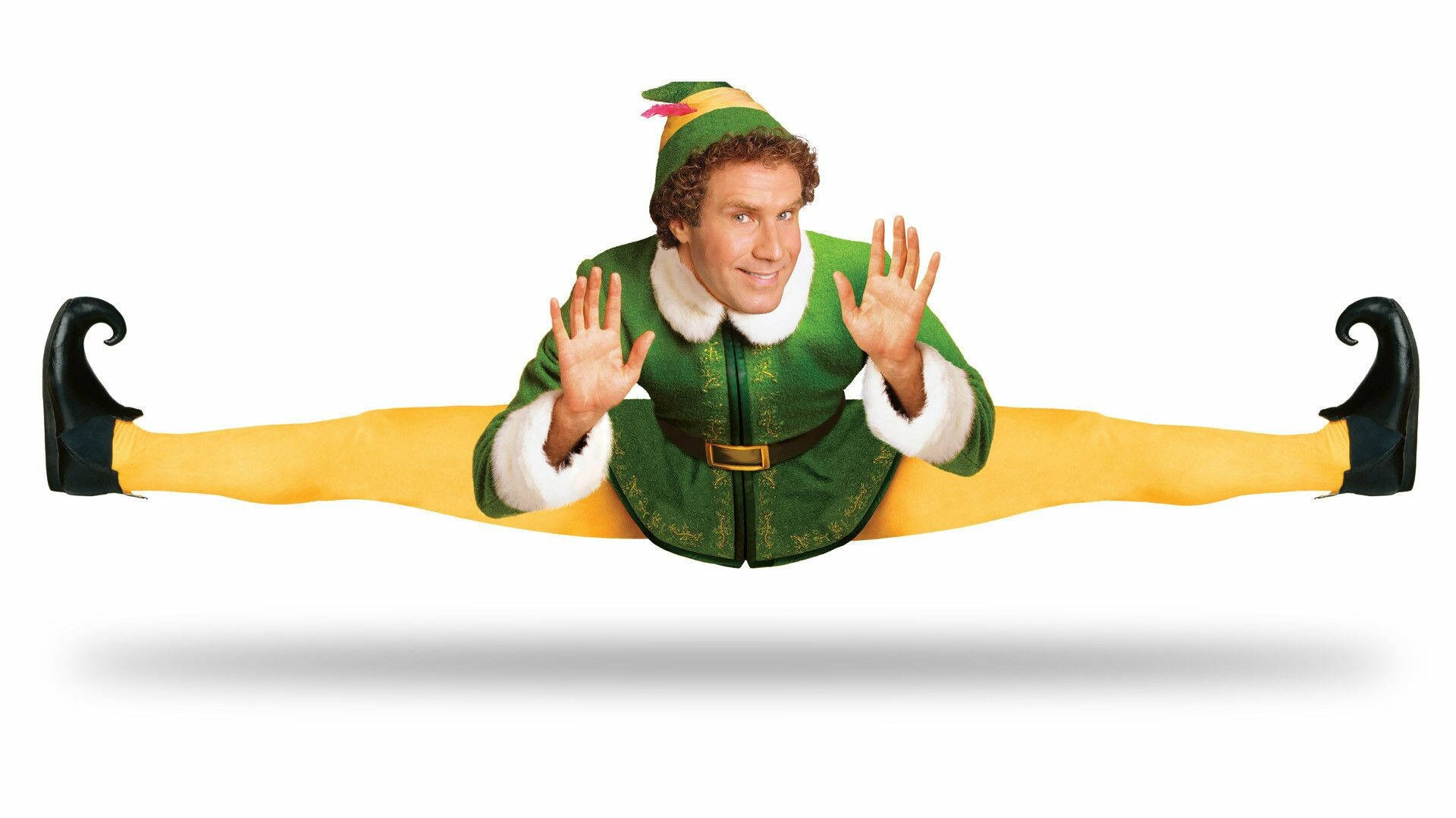 Elf-filmen Will Ferrell Split Face Tapet Wallpaper