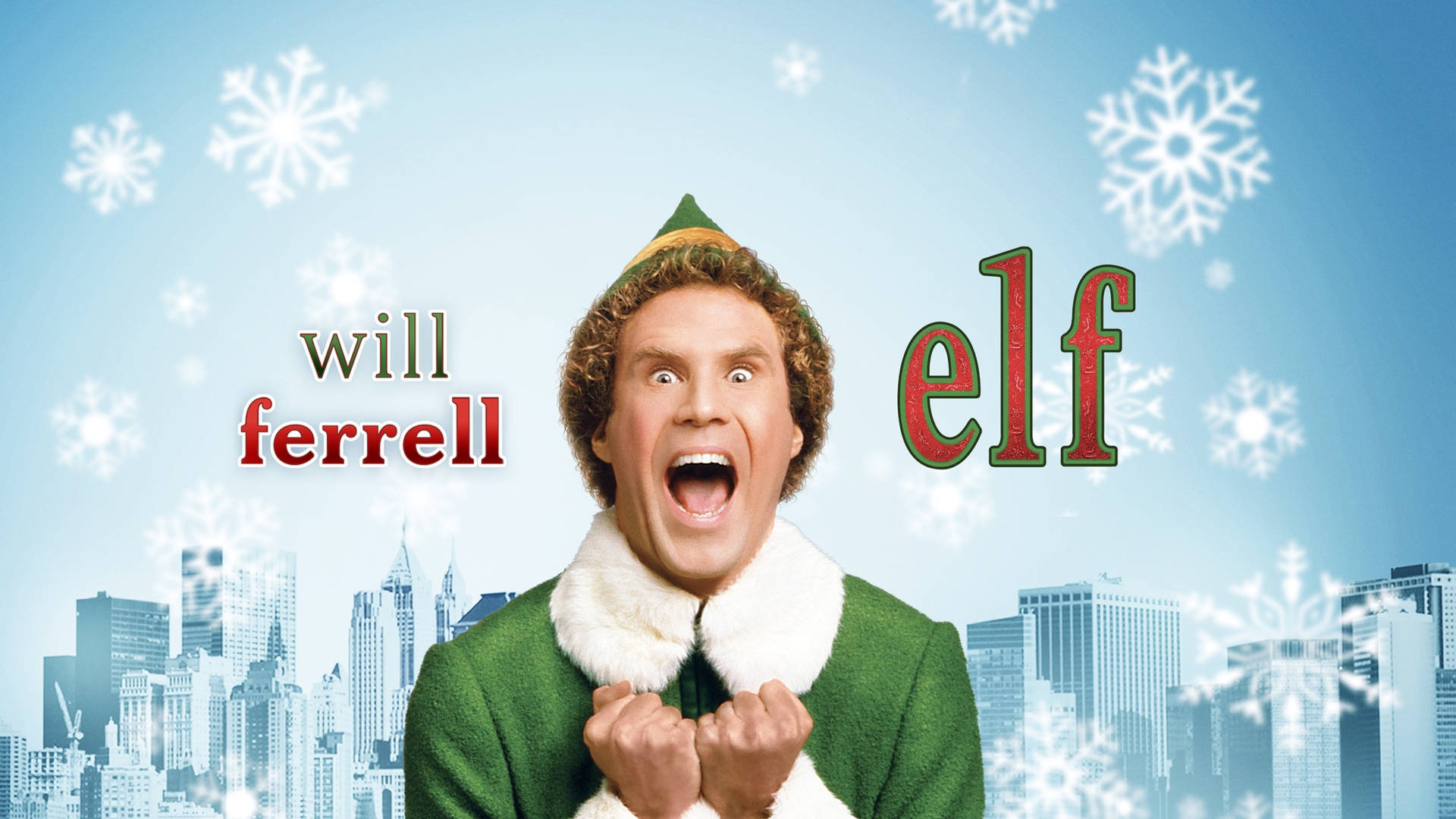 Elf Movie Ecstatic Buddy Wallpaper