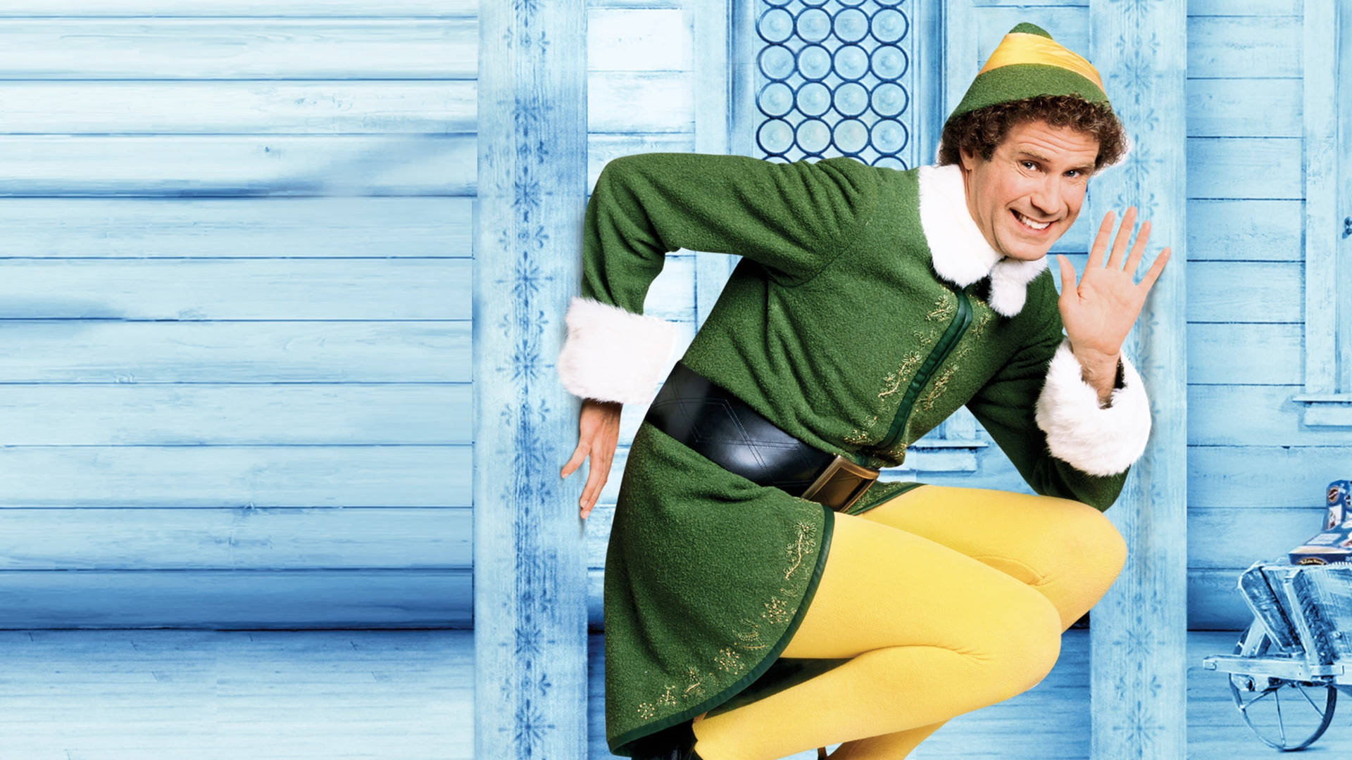 Películadel Elf - Buddy Saludando Fondo de pantalla