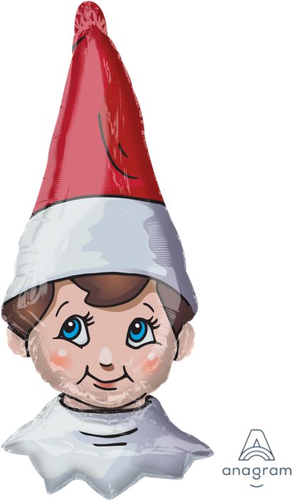 Elf On The Shelf Balloon PNG