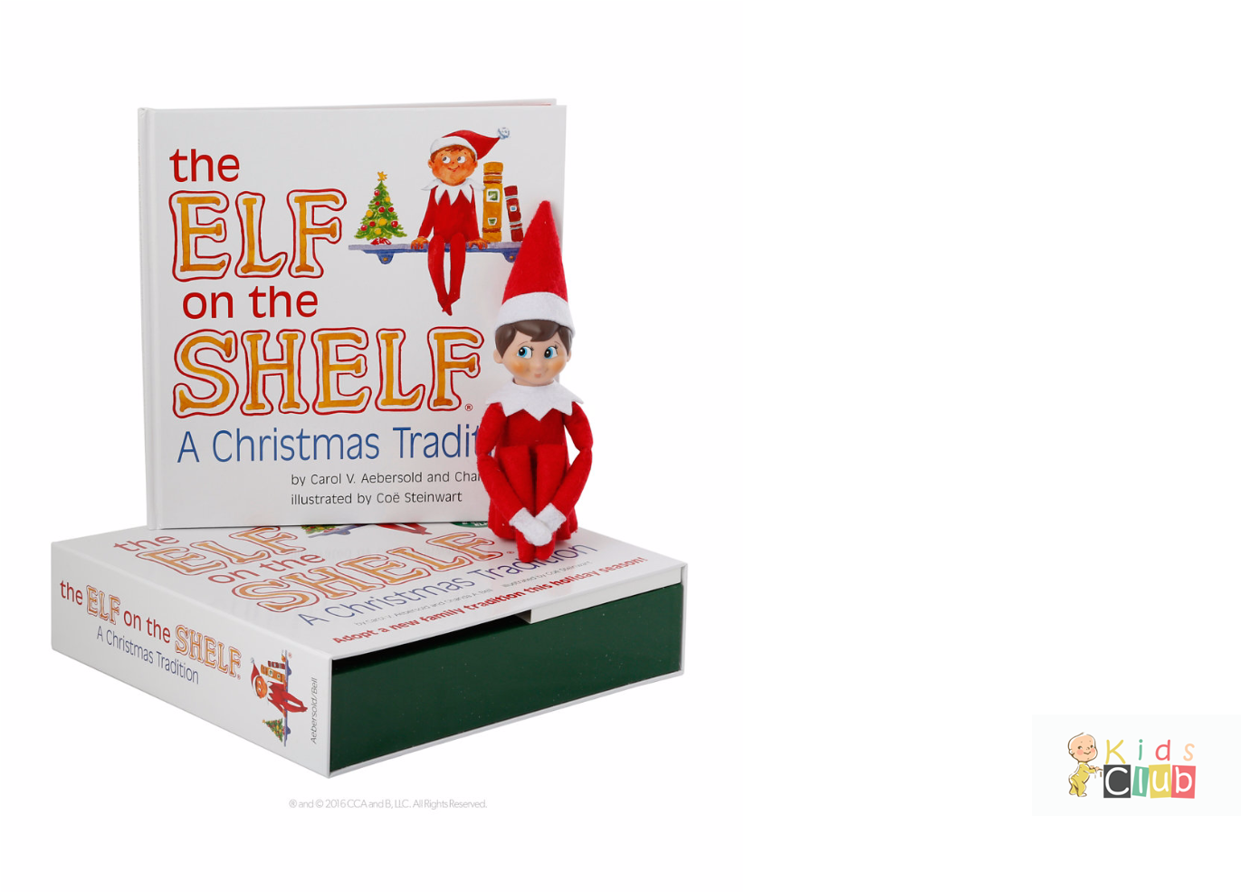Elf On The Shelf Bookand Figure PNG