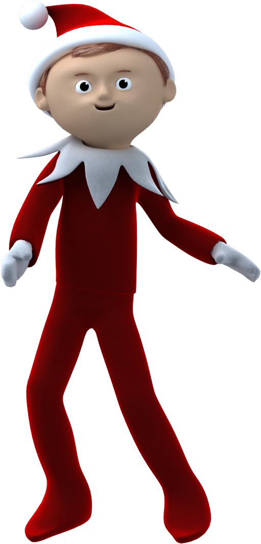 Elf On The Shelf Christmas Character PNG