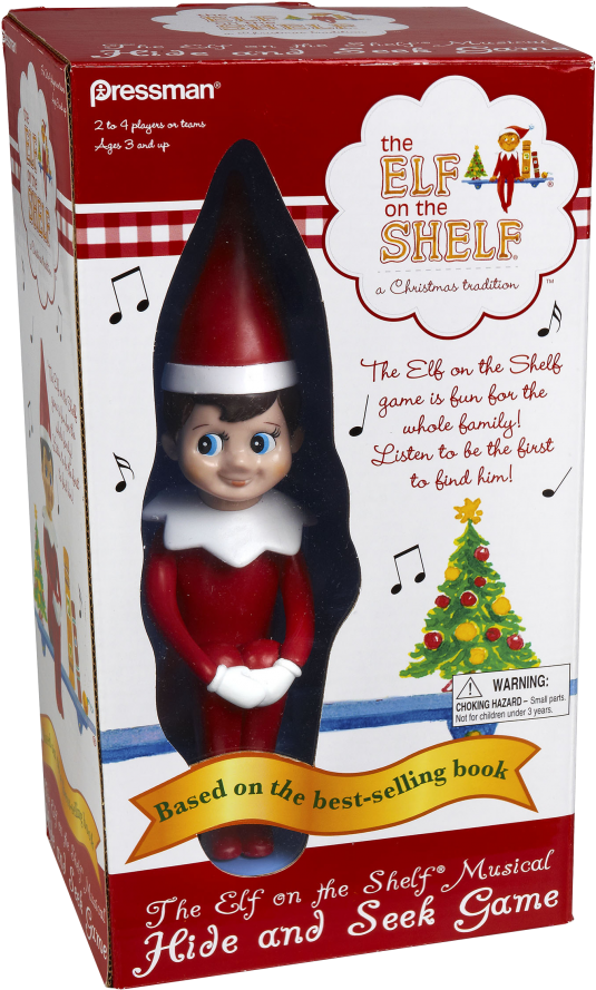 Elf On The Shelf Musical Hideand Seek Game Box PNG