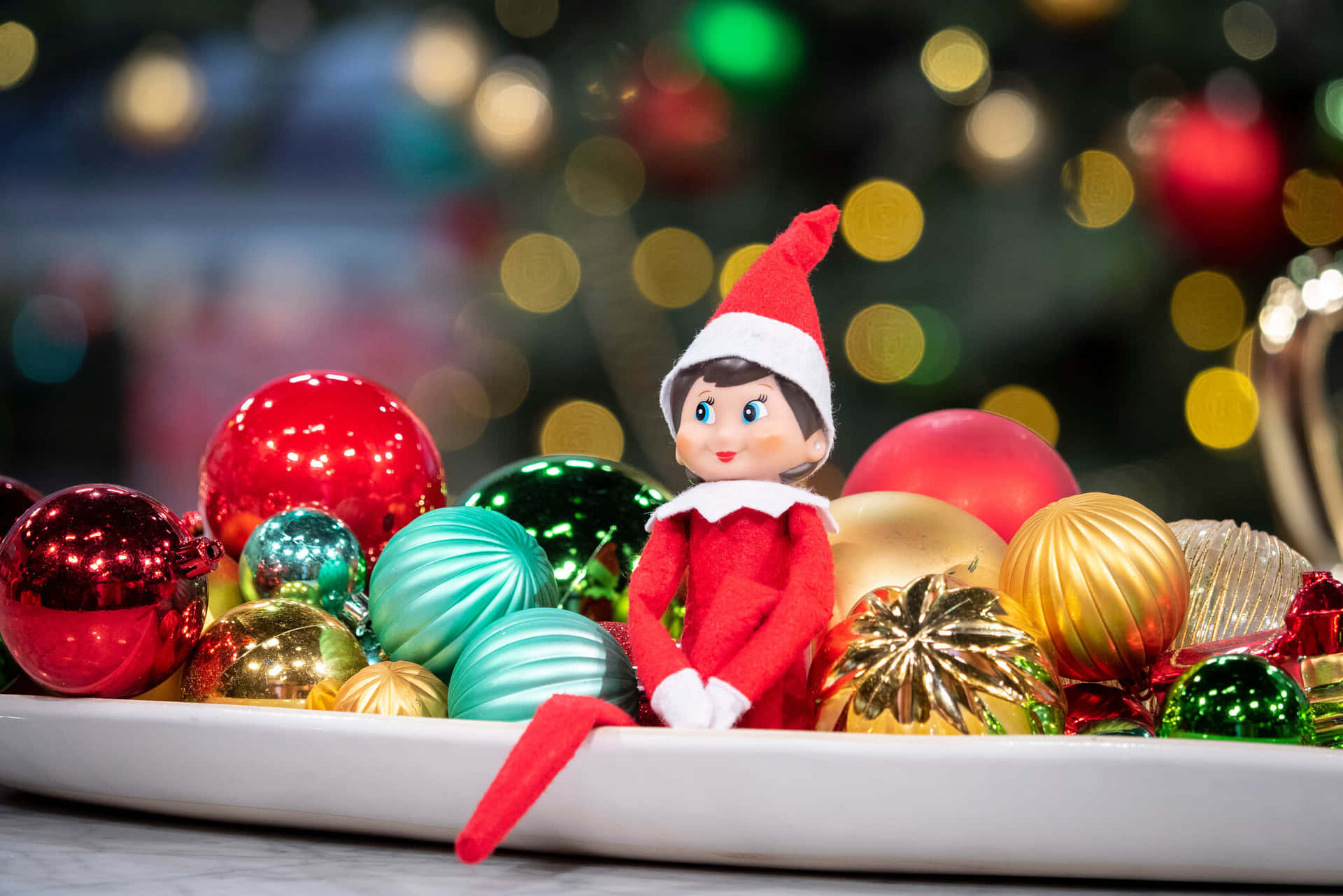 Elf On The Shelf Christmas Balls Picture