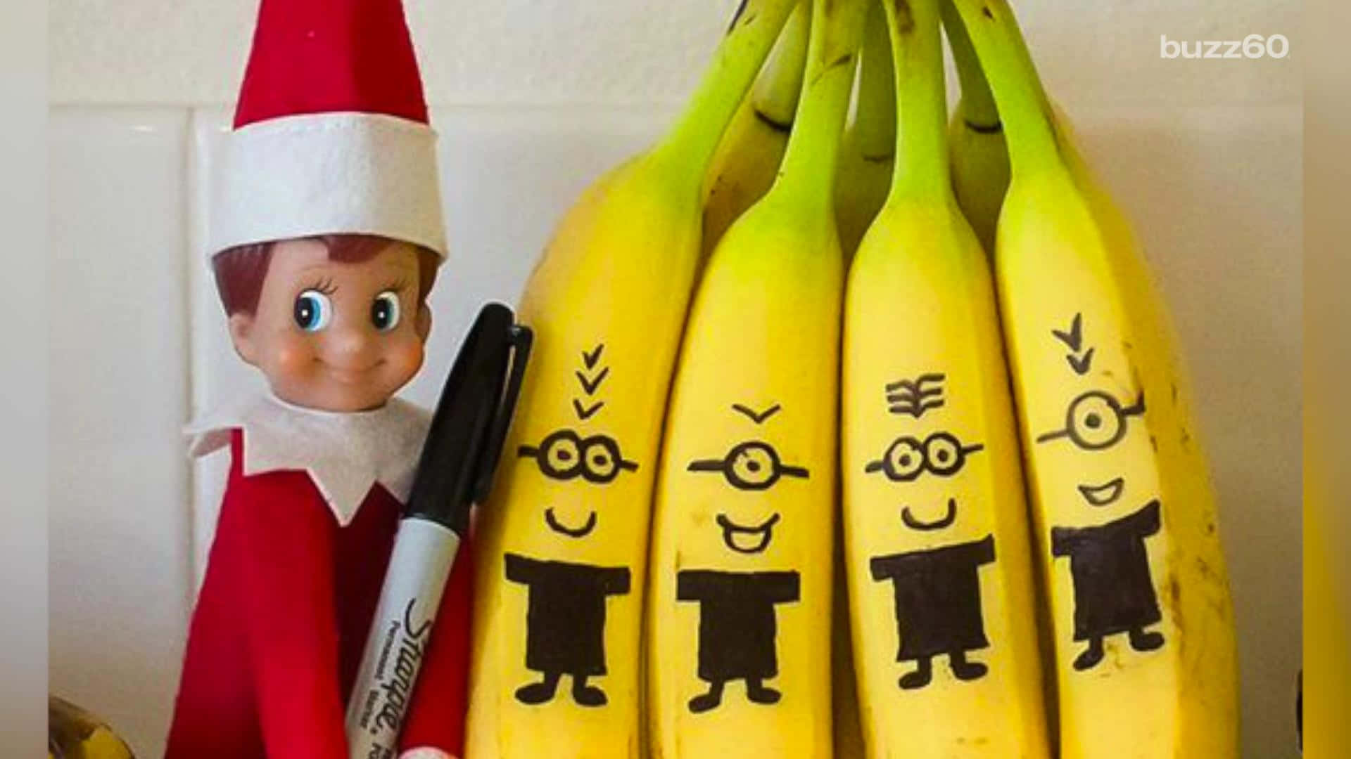 Elf On The Shelf Bananas Picture