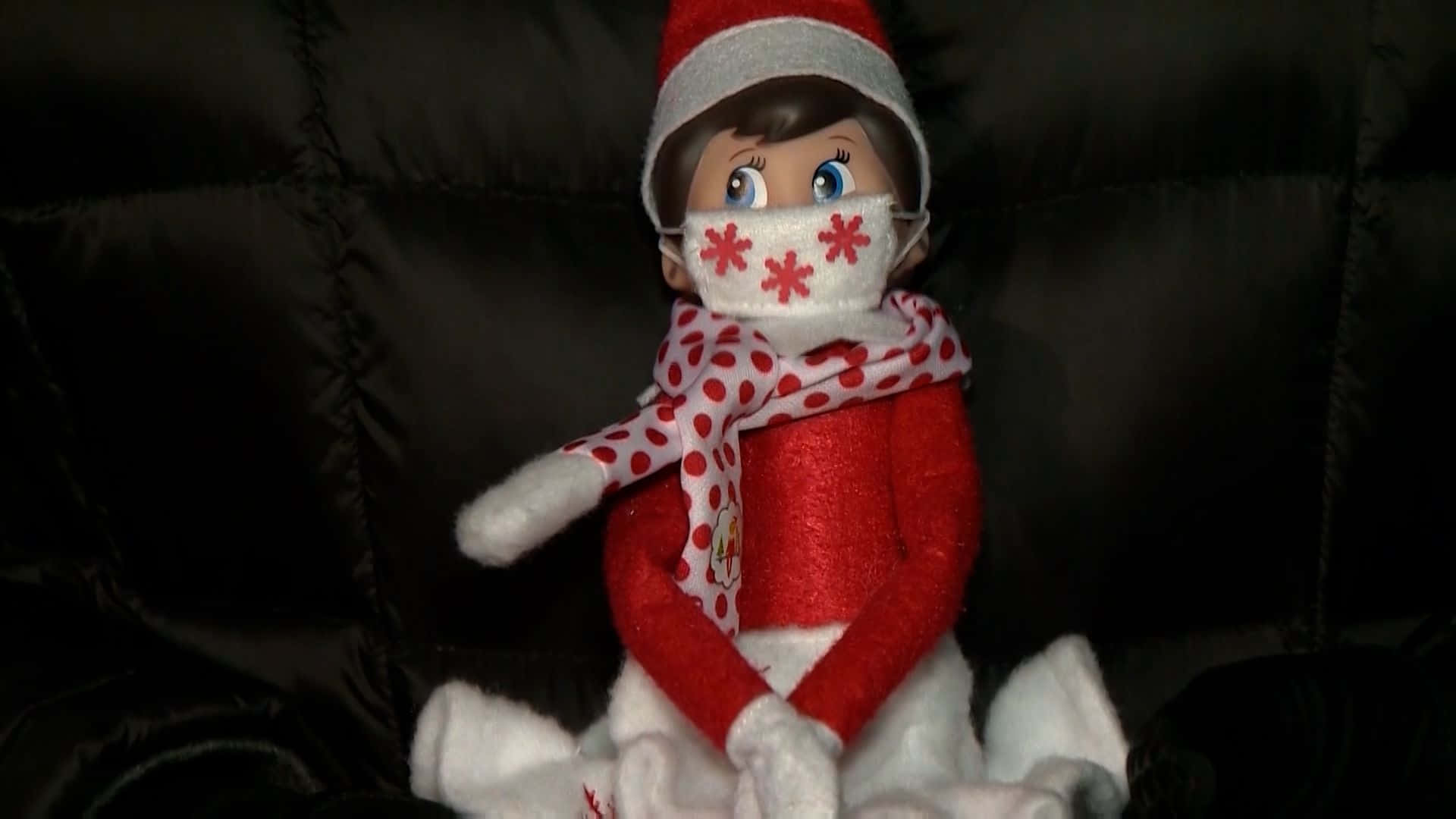 Elf On The Shelf Mask Picture