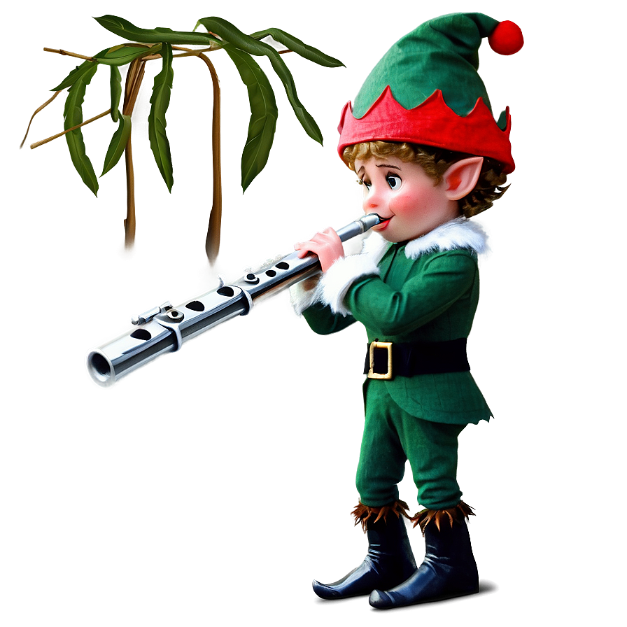 Elf Playing Flute Png Dio96 PNG