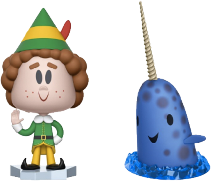 Elfand Narwhal Figurines PNG