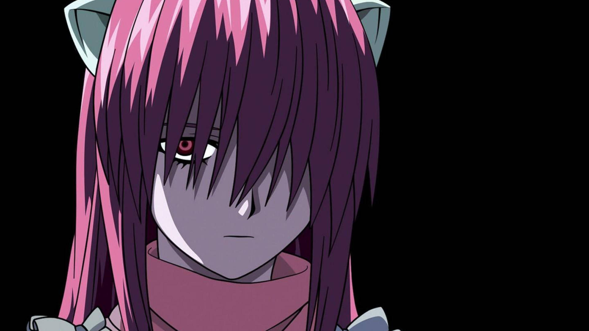 Elfenlied Wütend Aussehende Lucy Wallpaper