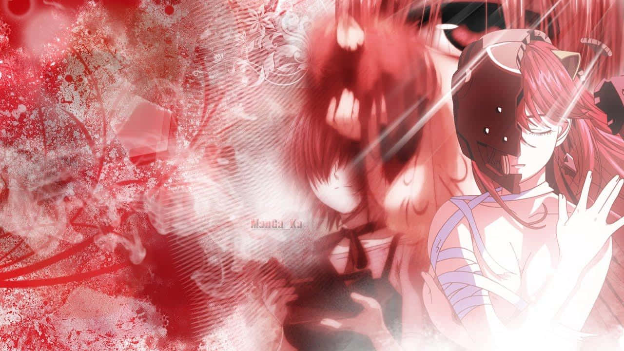 Lucy, the main protagonist of the popular anime show Elfen Lied