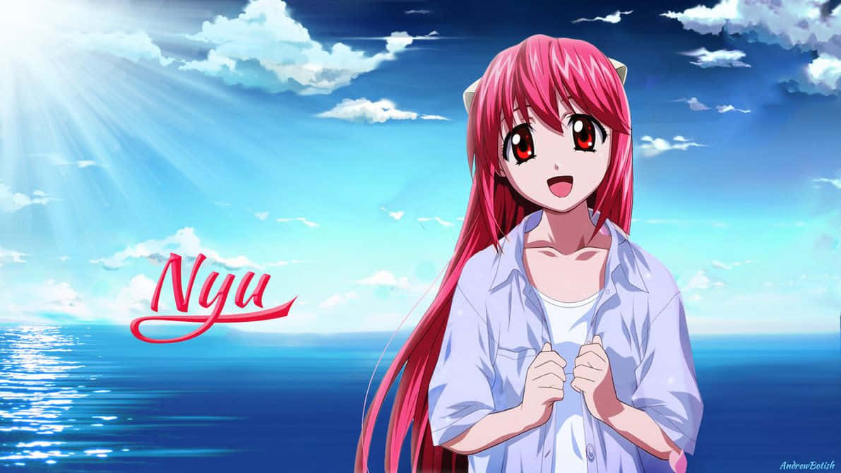 Lucy, the main character of the popular anime series Elfen Lied