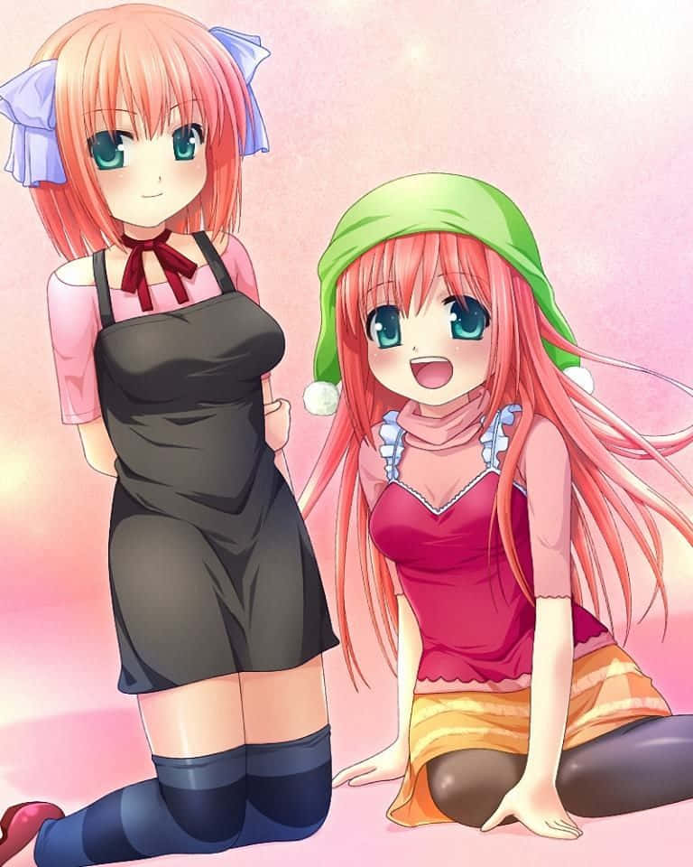Lucy and Kouta, the two main characters of anime series Elfen Lied