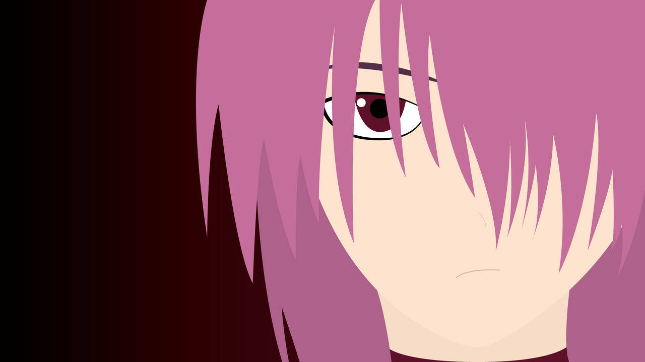 Elfen Lied Scary Lucy Vector Wallpaper