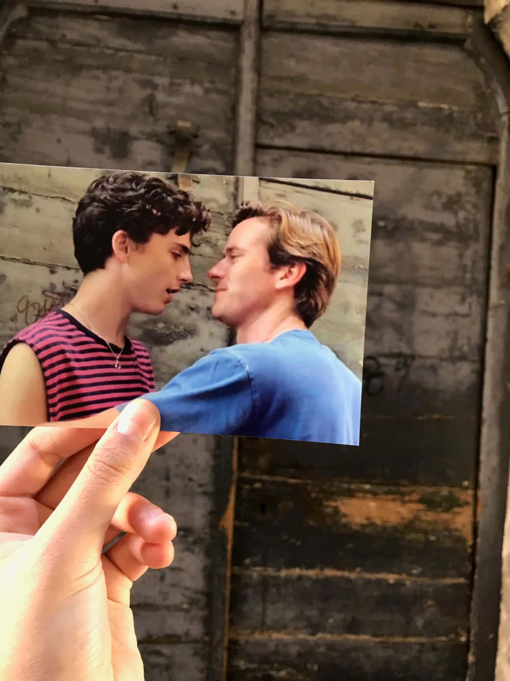 Elio And Oliver - The Unforgettable Summer Romance From Call Me By Your Name Wallpaper