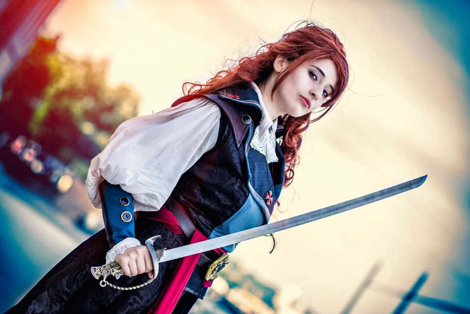 Élise de la Serre, a key character in Assassin's Creed Unity Wallpaper