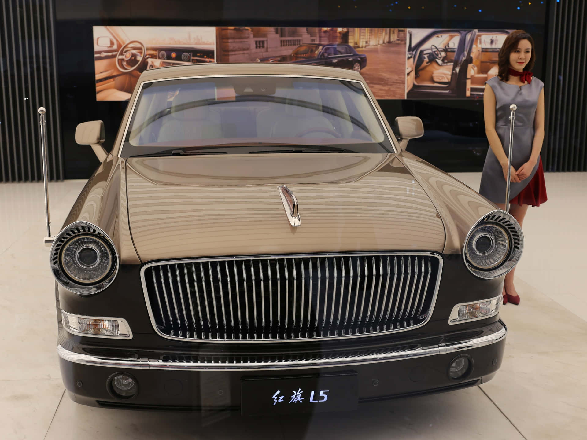 Elite And Distinguished - Hongqi L5 Luxury Sedan Wallpaper