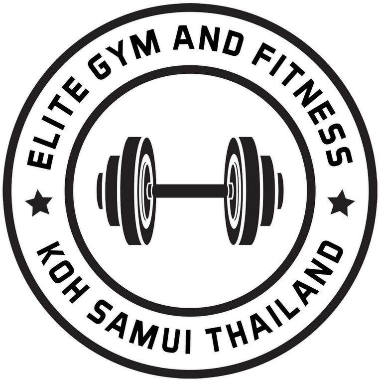 Elite Gym Fitness Logo Koh Samui Thailand PNG