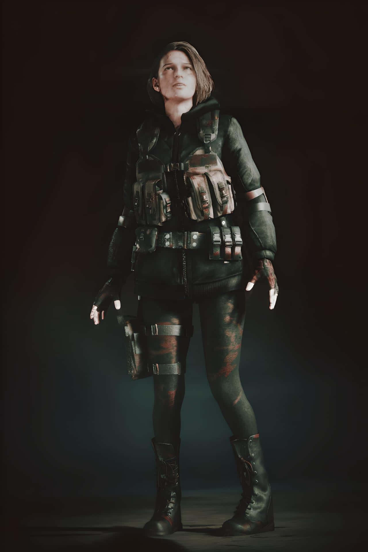 Elite Soldier Hunk From Resident Evil Series Wallpaper