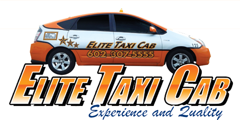 Elite Taxi Cab Advertisement PNG