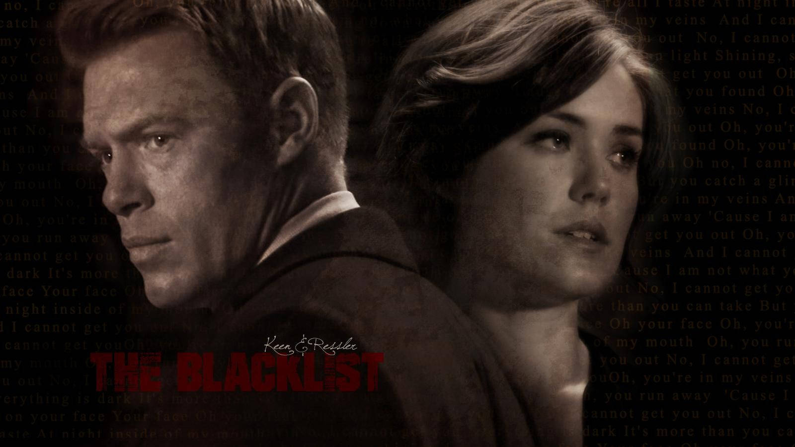 Elizabeth Keen (Megan Boone) and Donald Ressler (Diego Klattenhoff) in NBC's The Blacklist Wallpaper