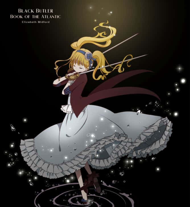 Elizabeth Midford - Elegant and Charming Anime Character Wallpaper