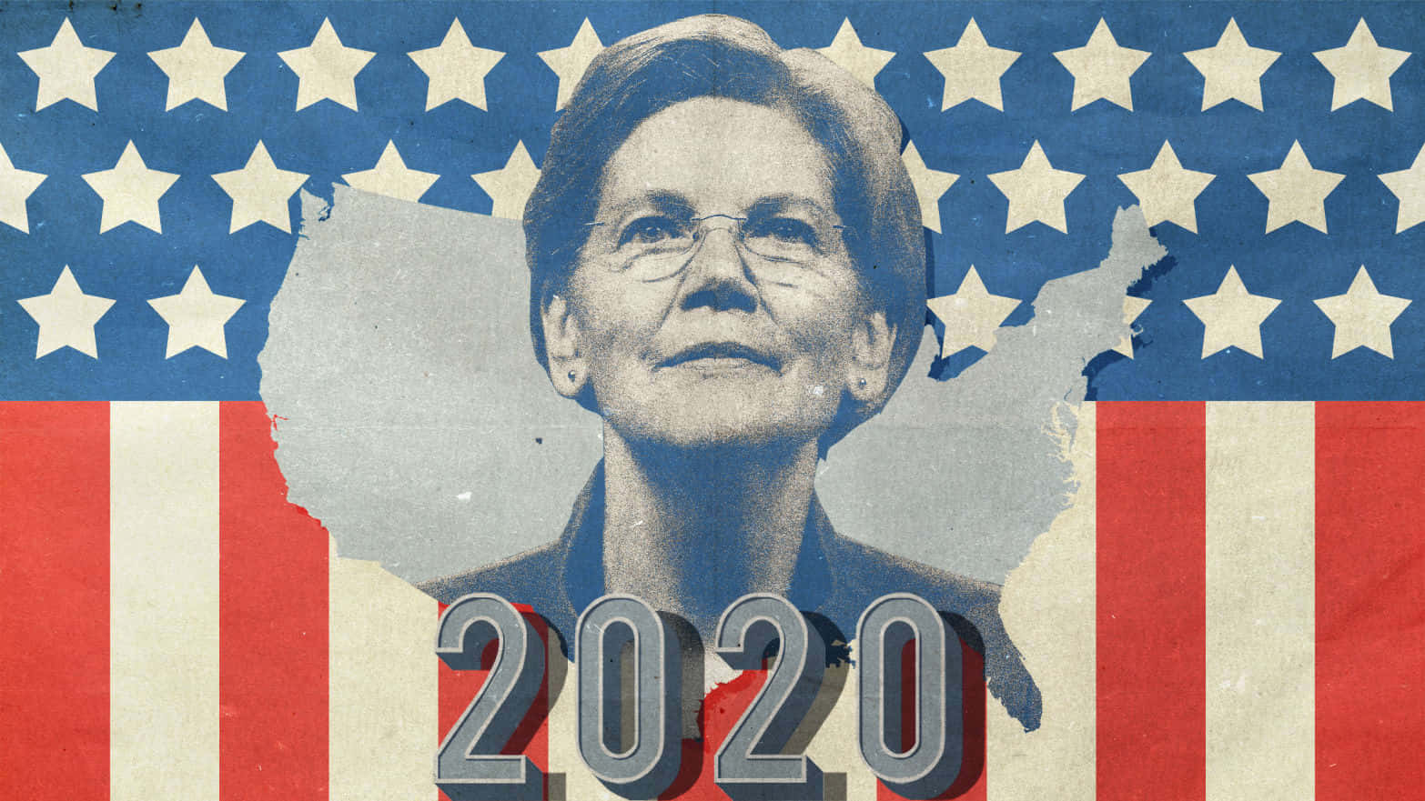 Elizabeth Warren 2020 Election Poster Wallpaper