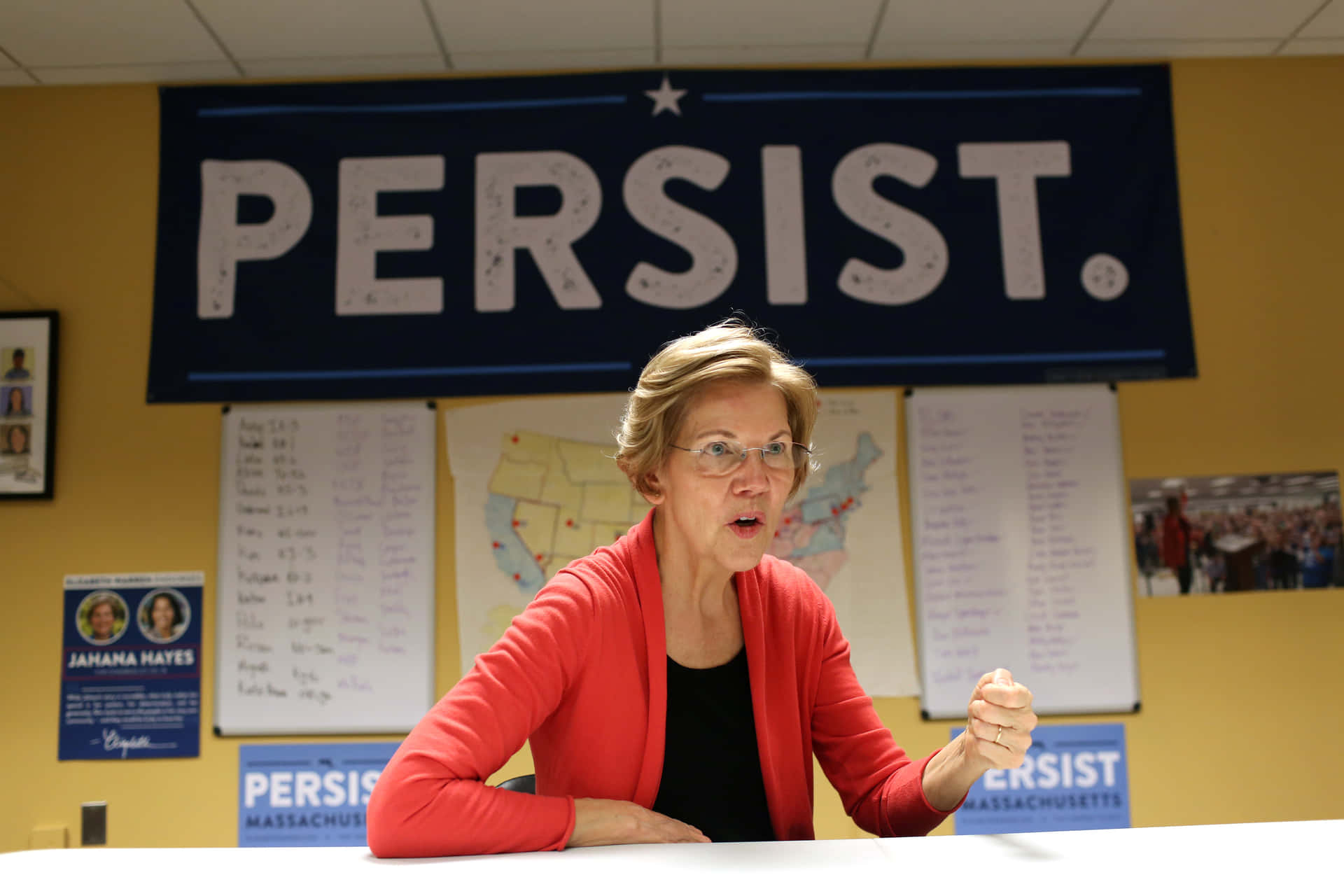 Elizabeth Warren Campaign Hq Background