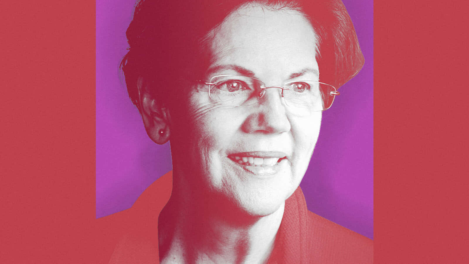 Papelde Parede Com A Foto Poster De Elizabeth Warren. Papel de Parede