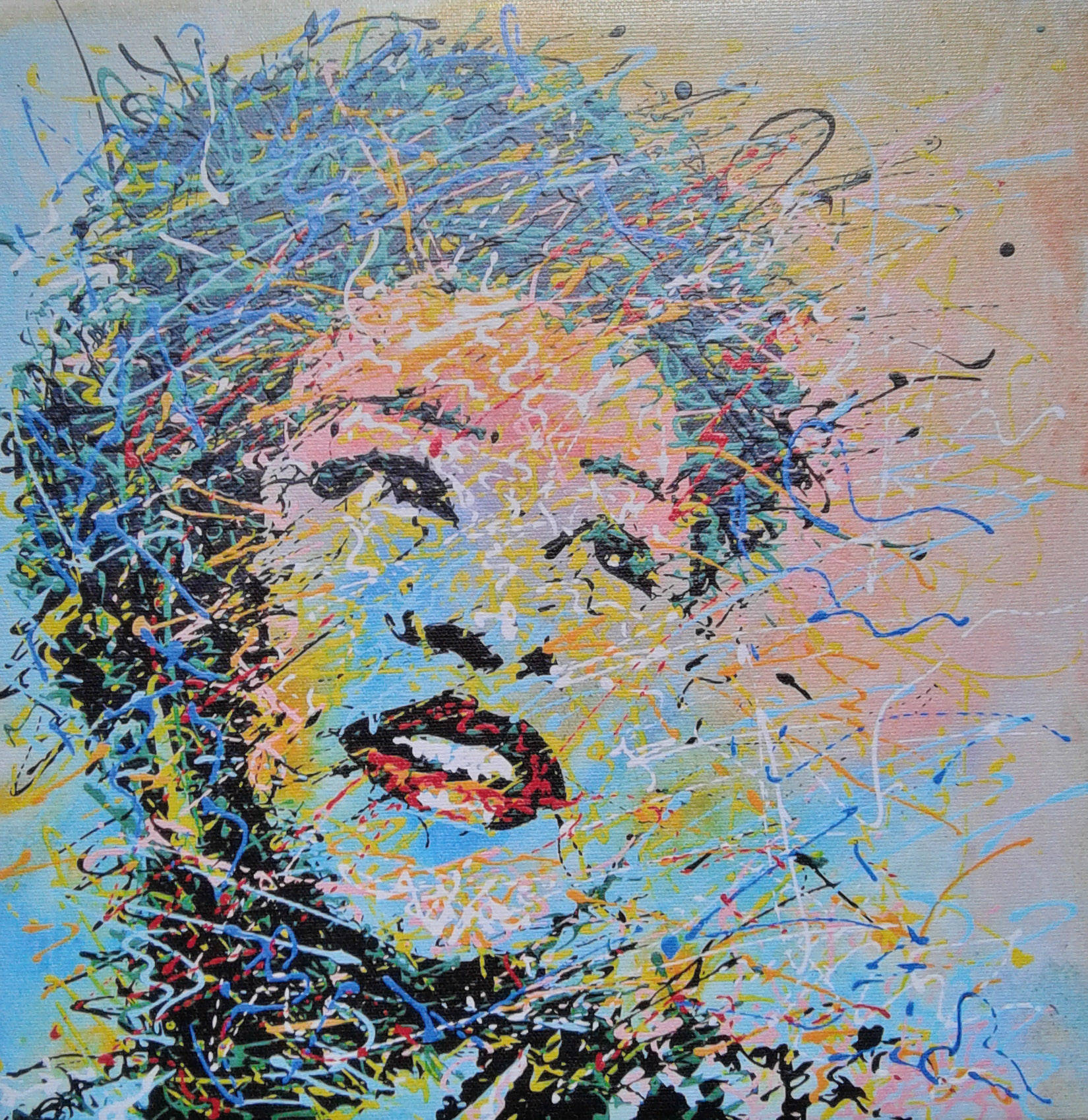 Ella Fitzgerald Colorful Art Wallpaper