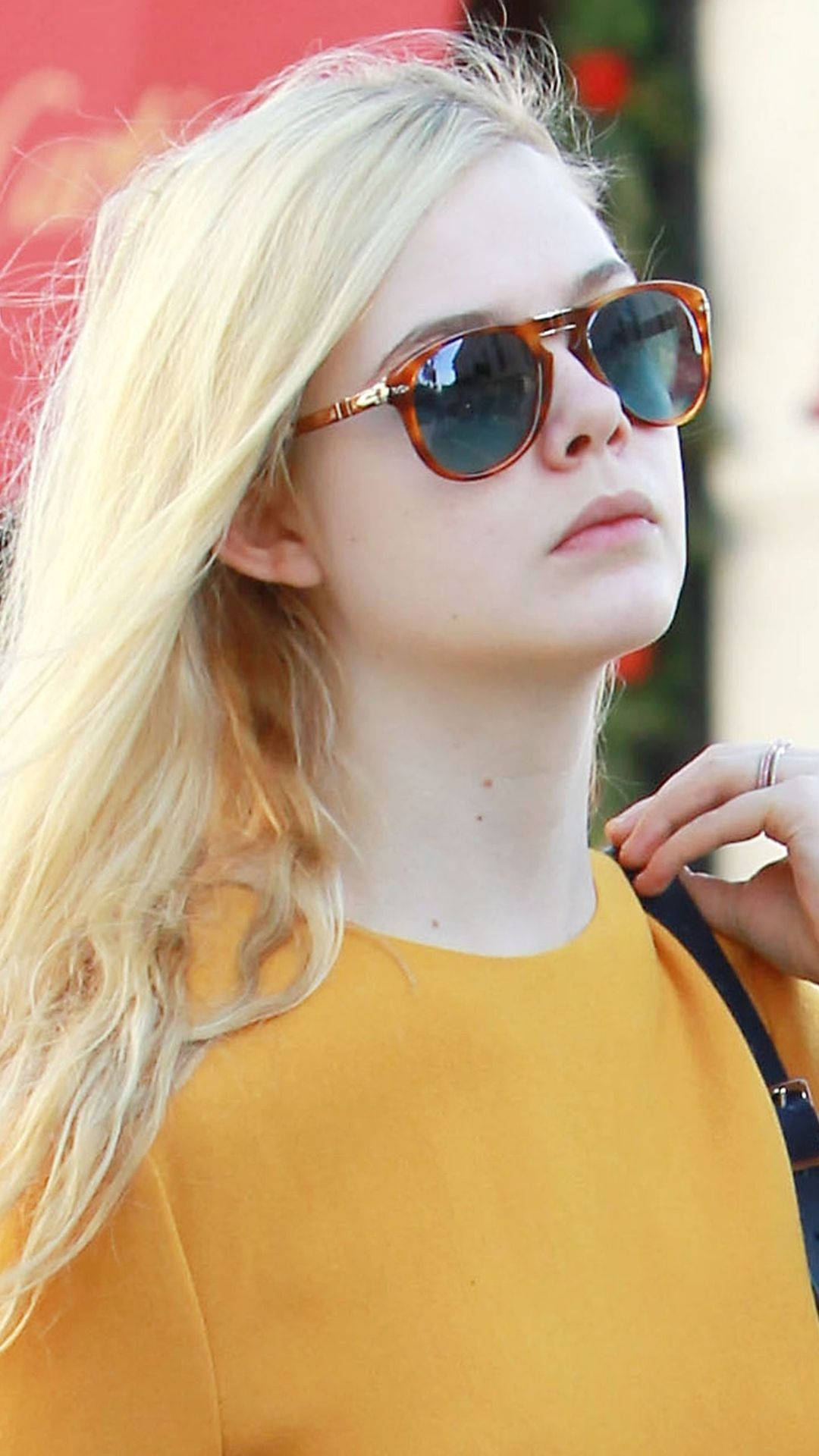 Elle Fanning In Cool Shades