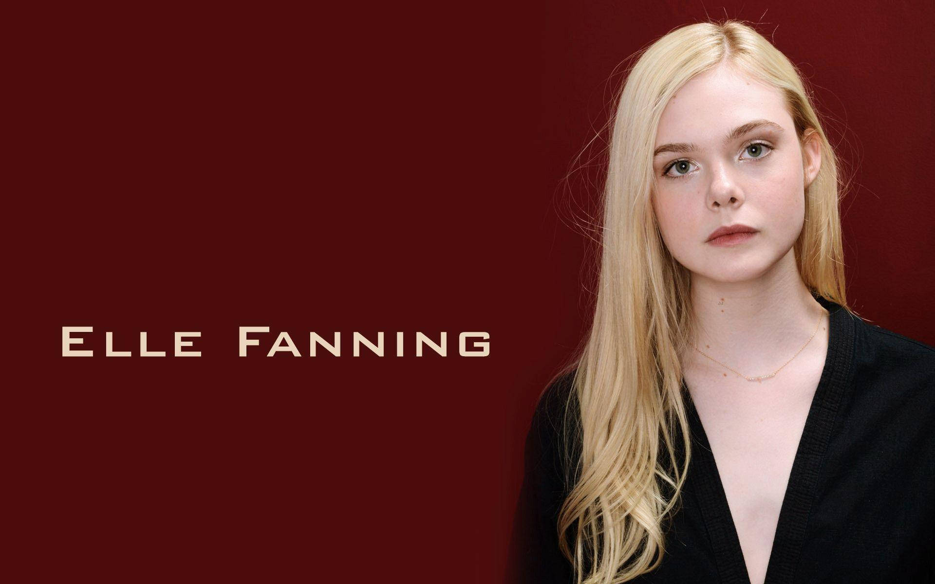 Elle Fanning Staring Blankly