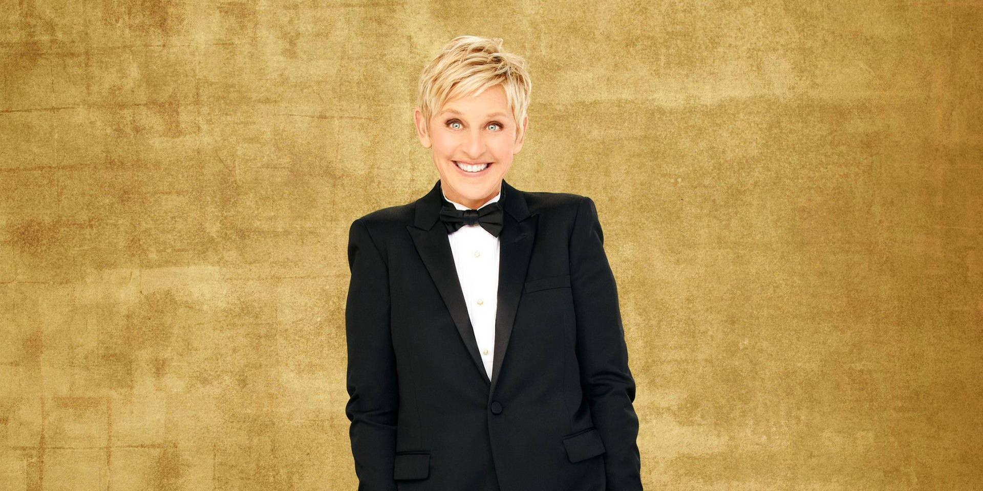 Ellen Degeneres Formal Black Suit Background
