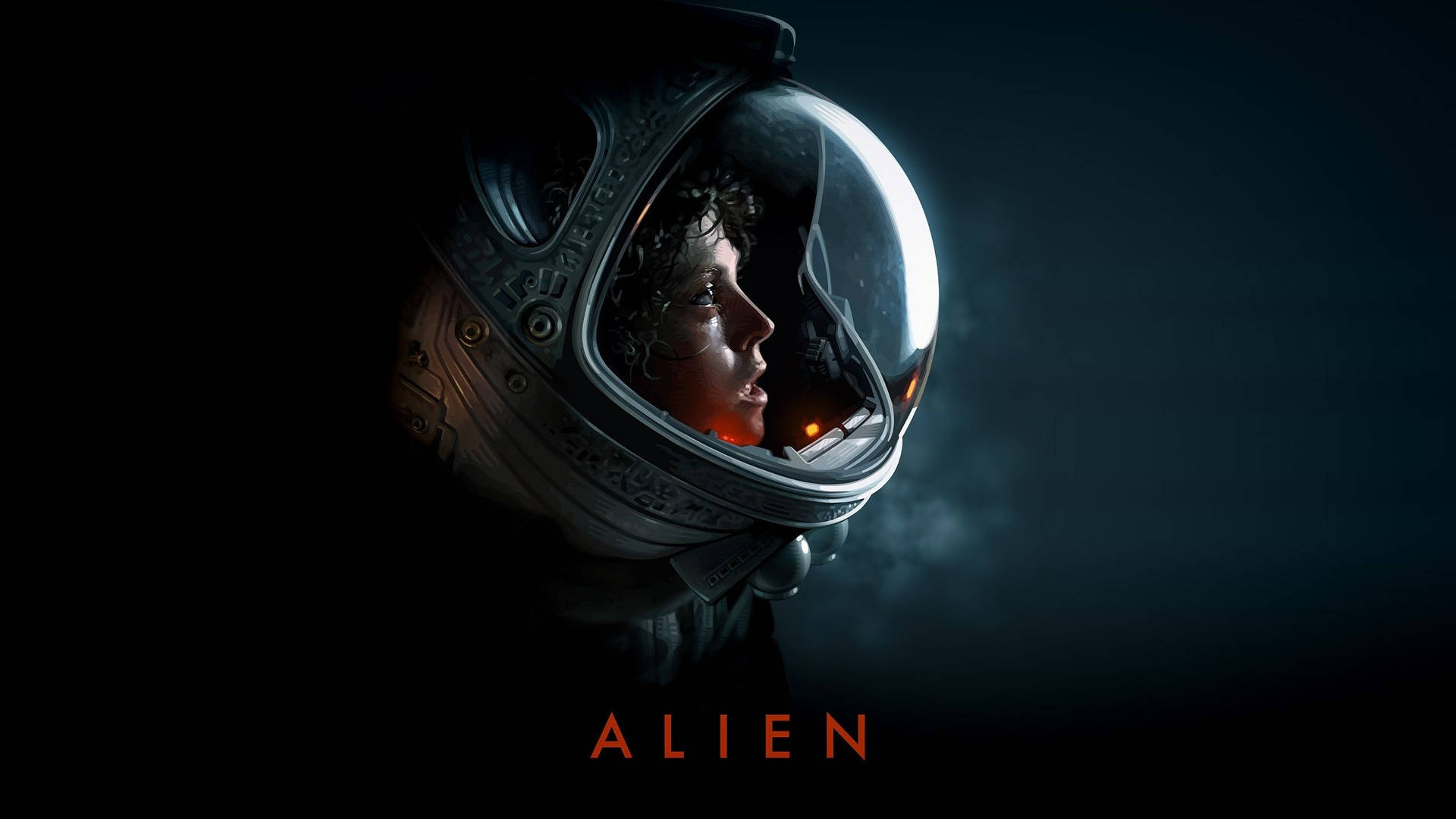 Sigourney Weaver as Ellen Ripley in Alien Wallpaper