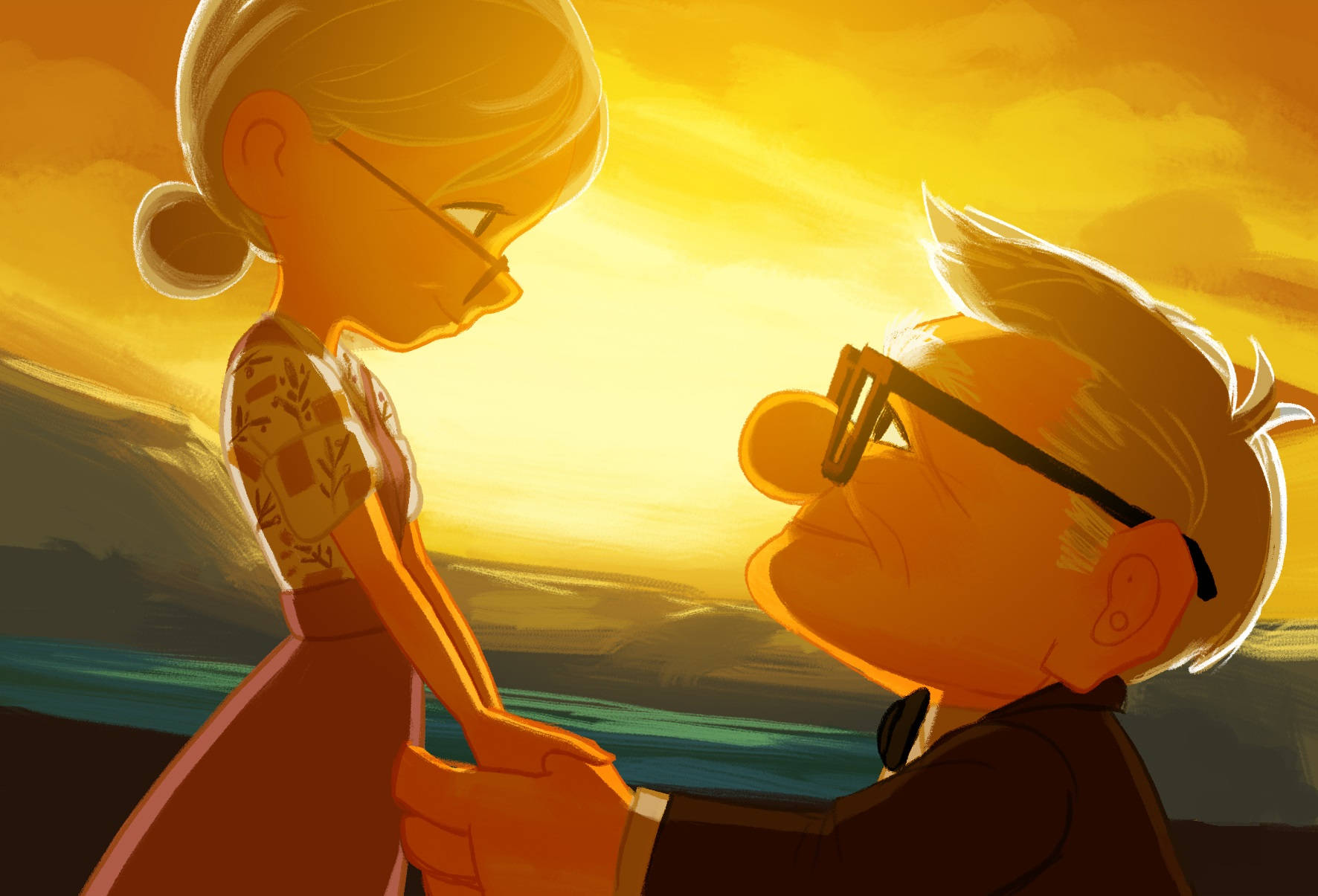 Ellie And Carl Sunset Up Movie