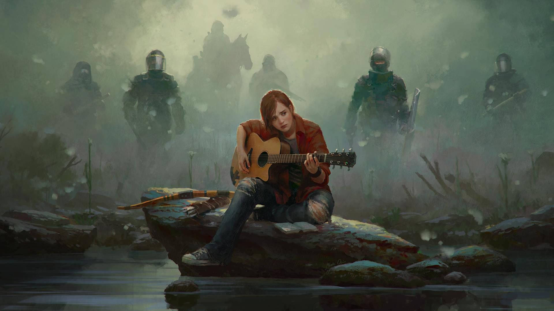 Ellie And Her Guitar The Last Of Us