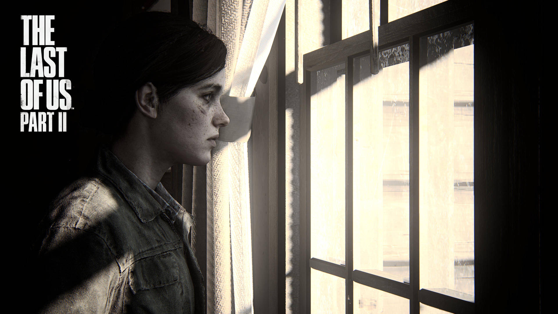 Ellie ved Vinduet i The Last Of Us 4K Wallpaper