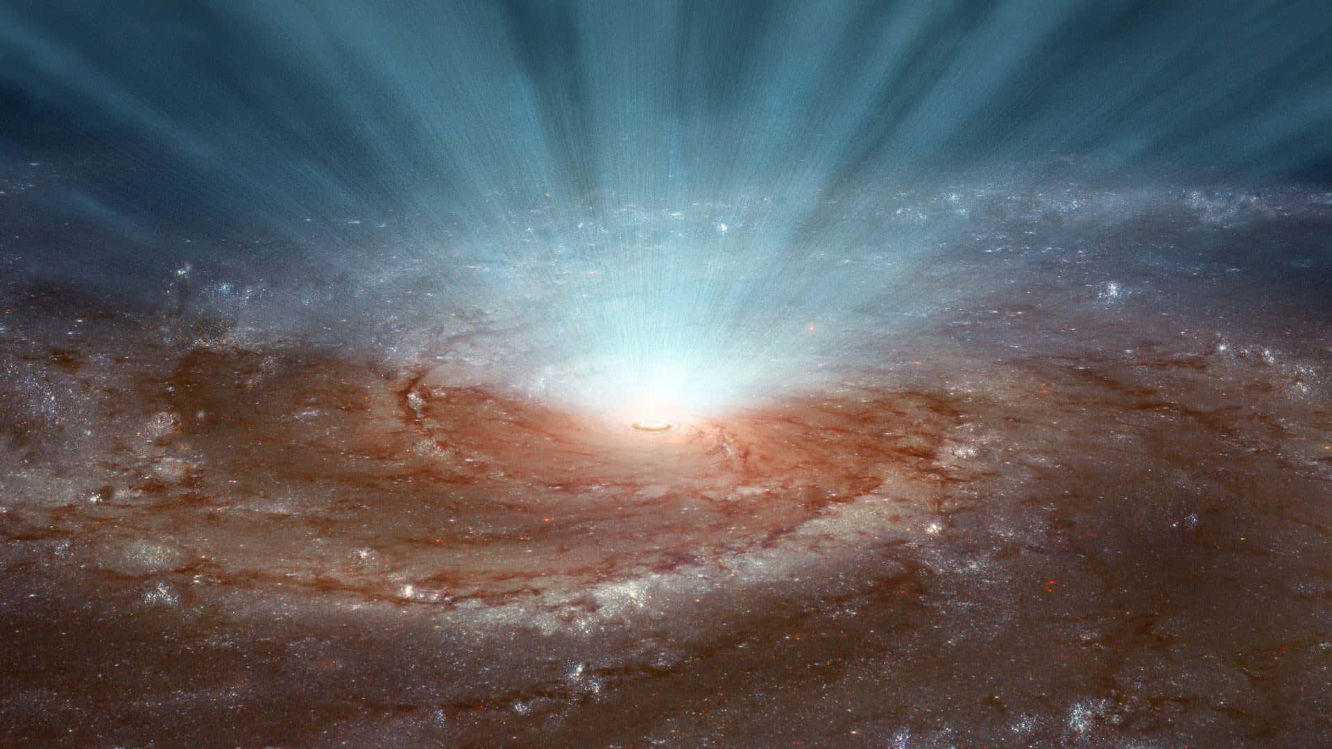 Majestic Elliptical Galaxy Displaying its Stellar Beauty Wallpaper