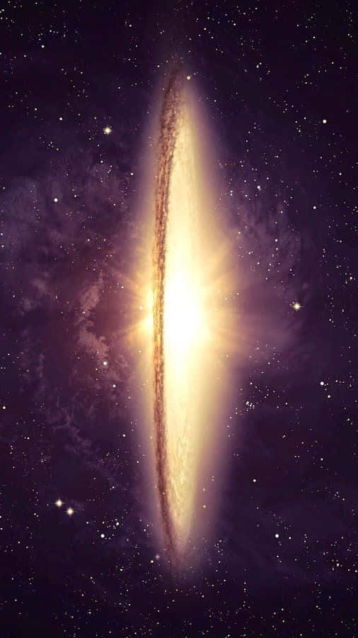 Majestic Elliptical Galaxy in the Universe Wallpaper