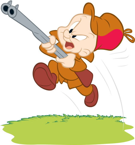 Elmer Fudd Hunting Action PNG