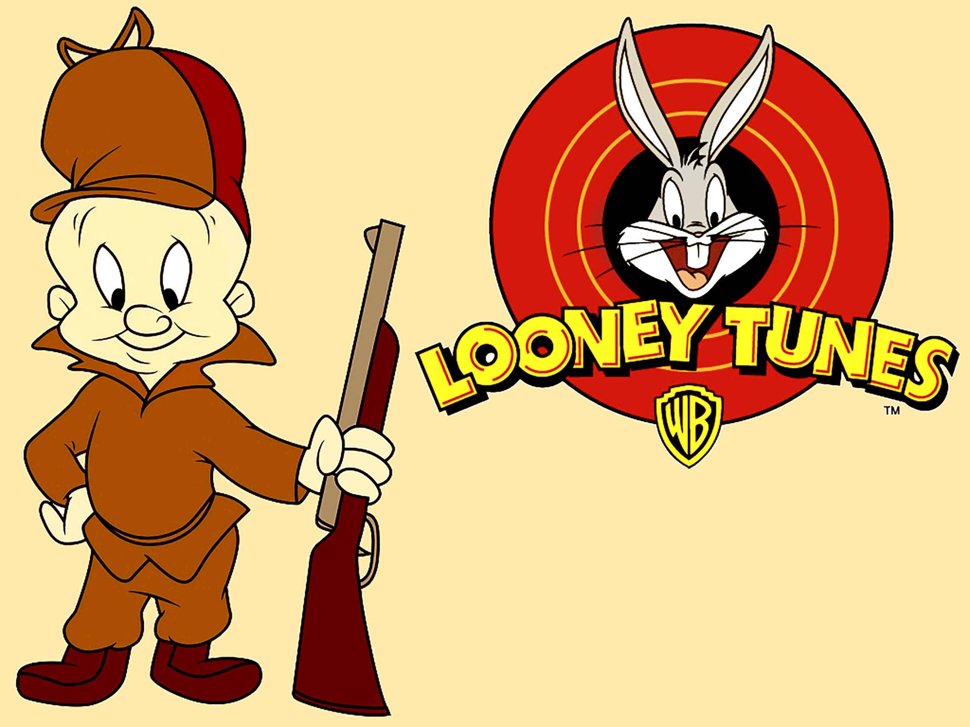 Logotipodo Elmer Fudd Dos Looney Tunes. Papel de Parede